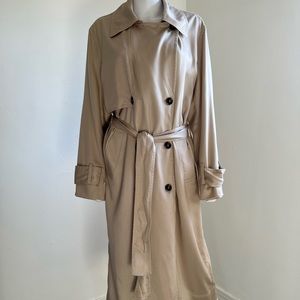 Weekday long coat tan